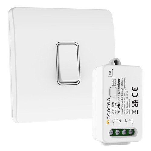 Wireless kinetic light switch - wireless,