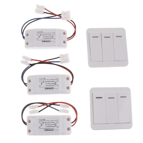 Wireless light switch and - light,