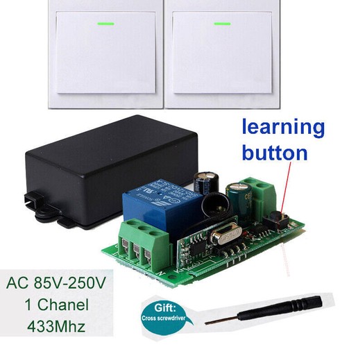 433mhz 110 220v led lamp - 433mhz, light